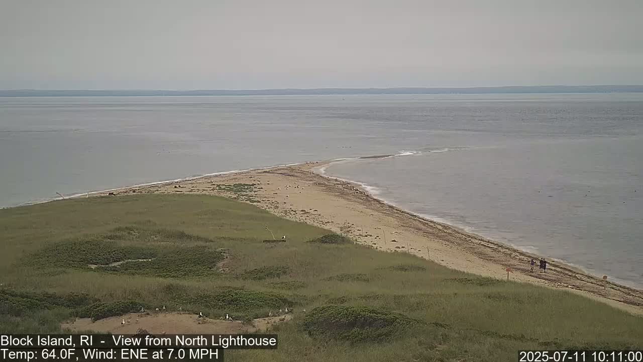 North Lighthouse, Live Cam - Block Island, RI USA 