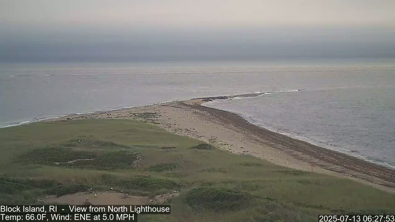 North Lighthouse, Live Cam - Block Island, RI USA 