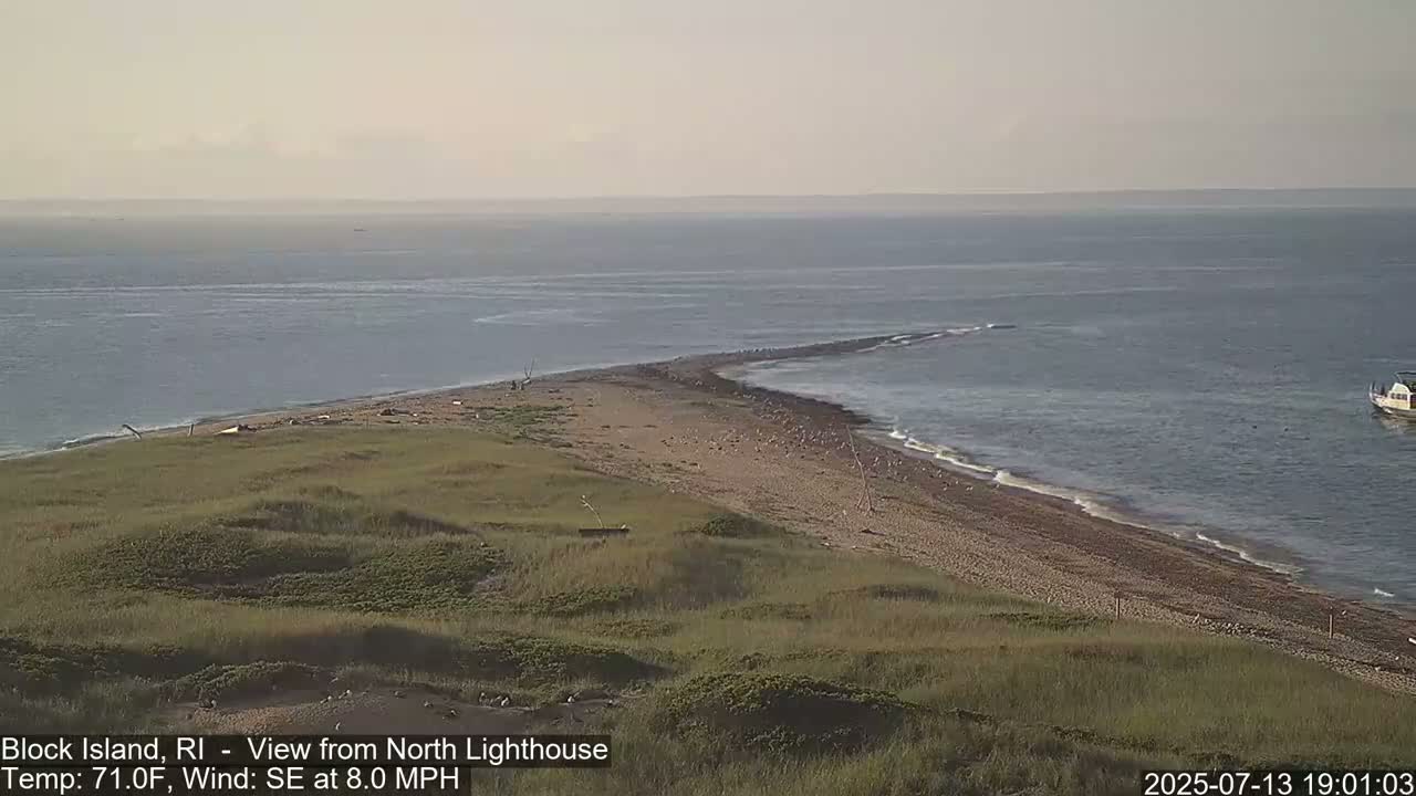 North Lighthouse, Live Cam - Block Island, RI USA 