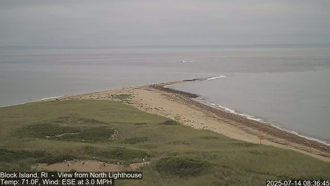 North Lighthouse, Live Cam - Block Island, RI USA 