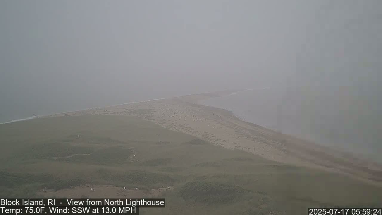 North Lighthouse, Live Cam - Block Island, RI USA 
