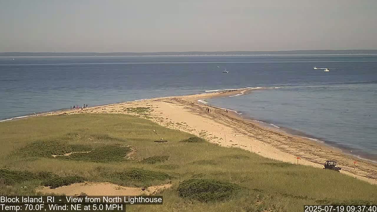 North Lighthouse, Live Cam - Block Island, RI USA 