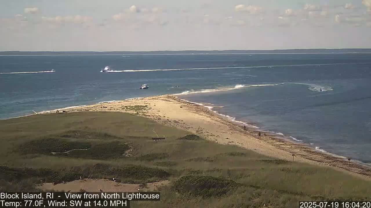 North Lighthouse, Live Cam - Block Island, RI USA 