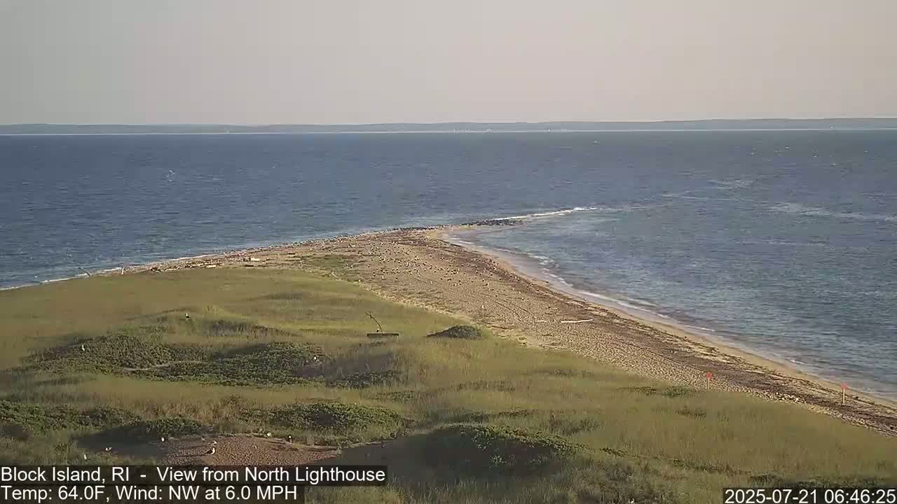 North Lighthouse, Live Cam - Block Island, RI USA 