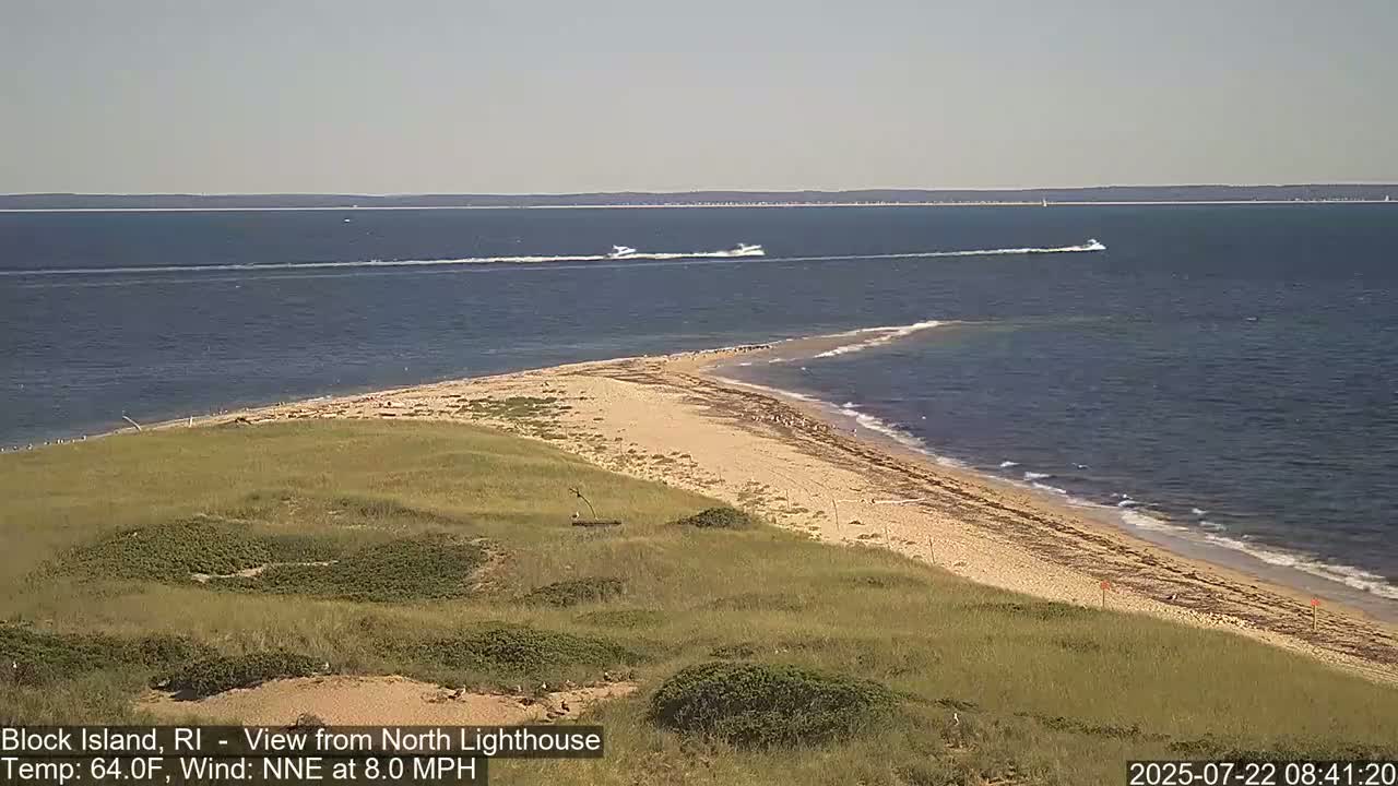 North Lighthouse, Live Cam - Block Island, RI USA 