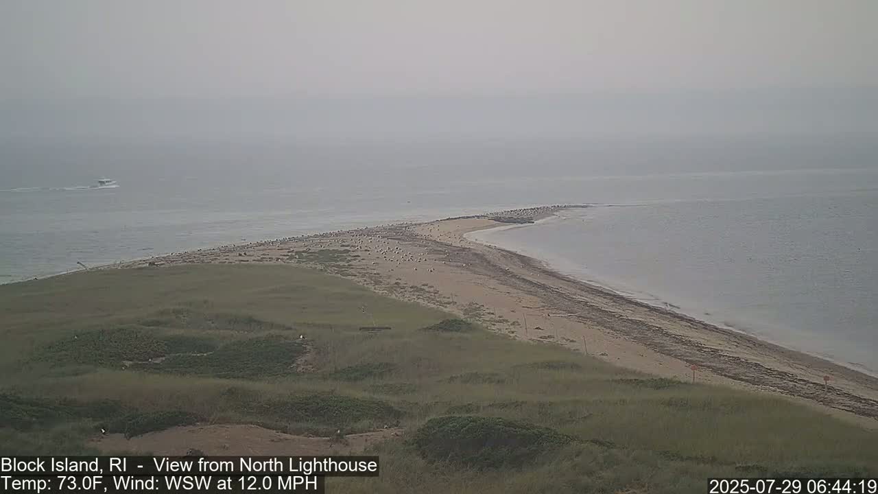 North Lighthouse, Live Cam - Block Island, RI USA 