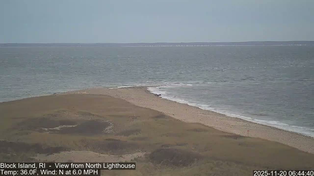 North Lighthouse, Live Cam - Block Island, RI USA 