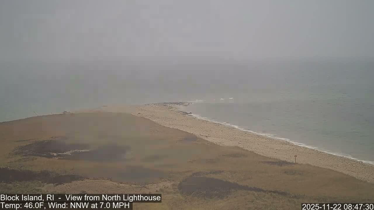 North Lighthouse, Live Cam - Block Island, RI USA 