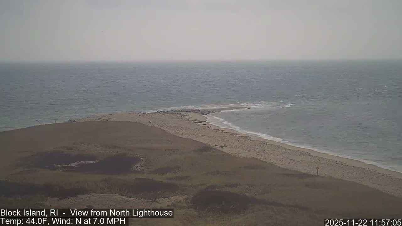 North Lighthouse, Live Cam - Block Island, RI USA 