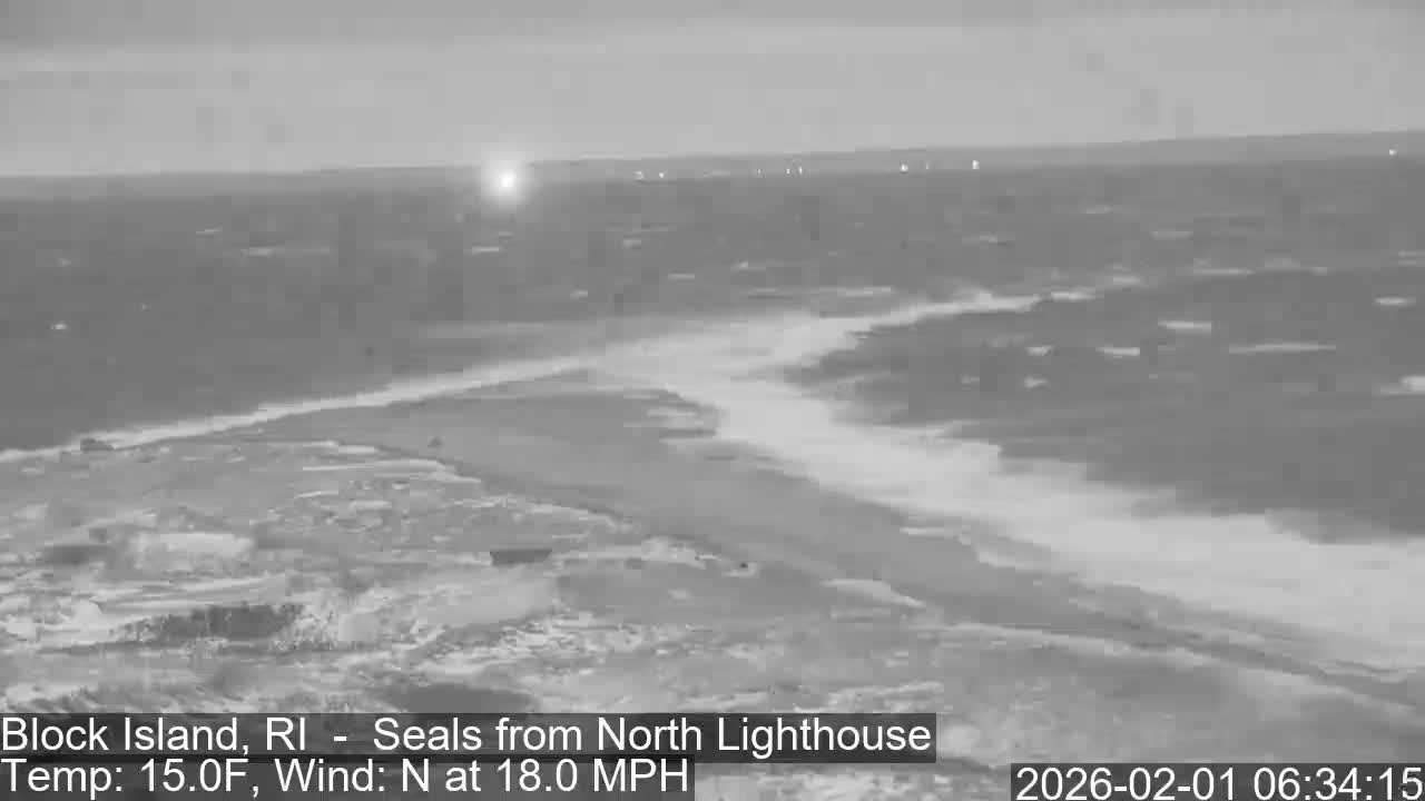 North Lighthouse, Live Cam - Block Island, RI USA 