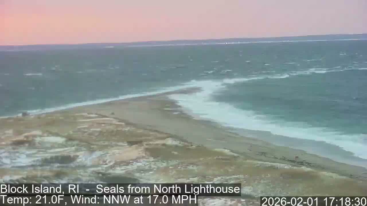 North Lighthouse, Live Cam - Block Island, RI USA 