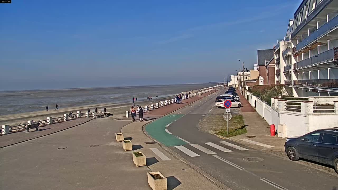 Plage Le Crotoy Beach Live Cam - Abbeville, Somme, Hauts-de-France, France