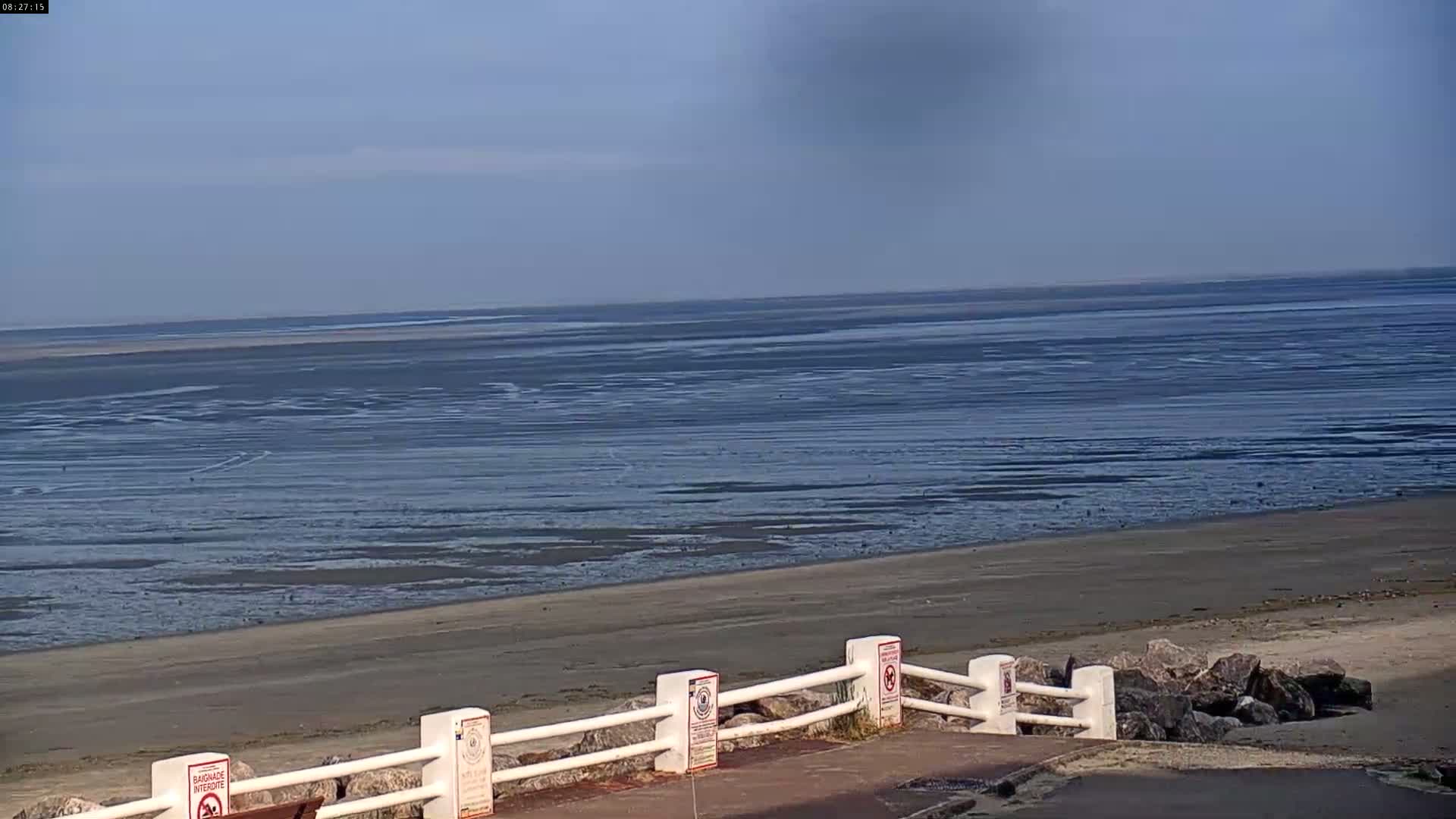 Plage Le Crotoy Beach Live Cam - Abbeville, Somme, Hauts-de-France, France