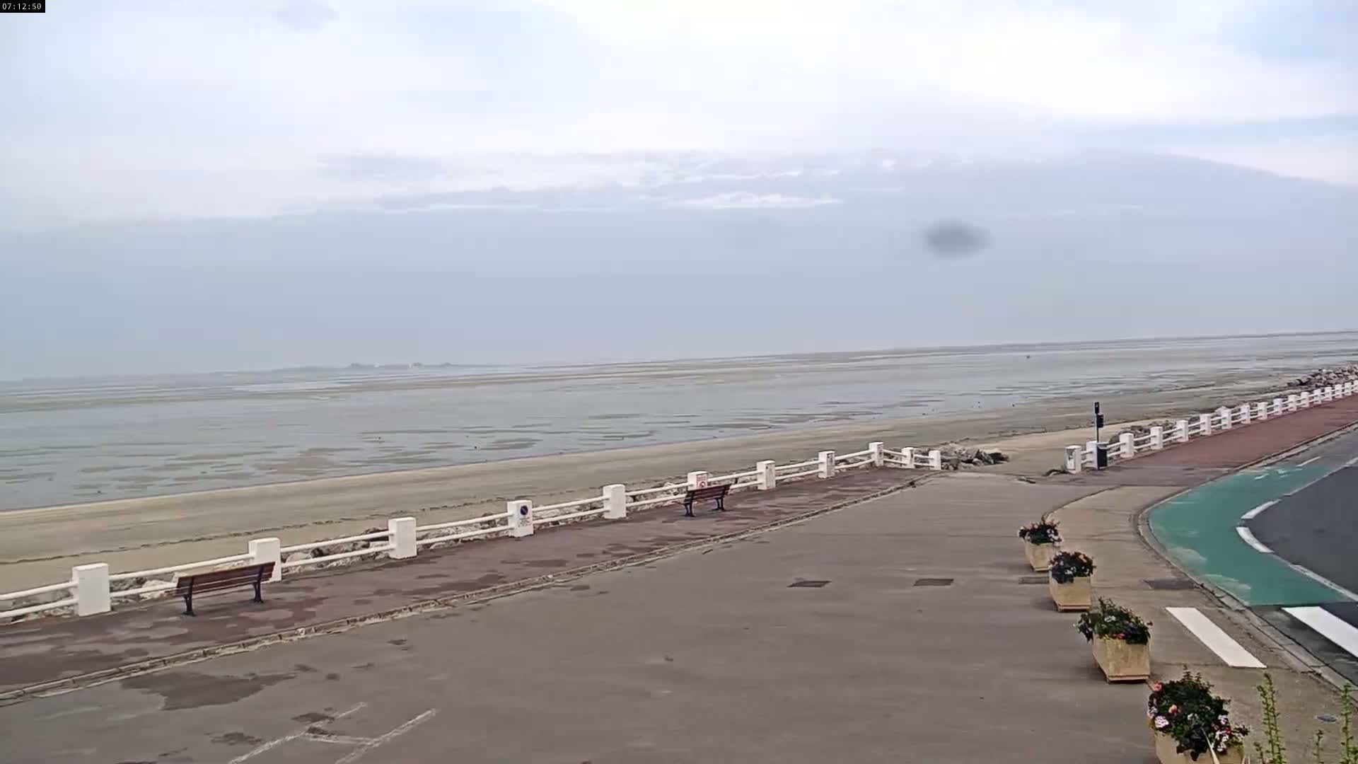 Plage Le Crotoy Beach Live Cam - Abbeville, Somme, Hauts-de-France, France