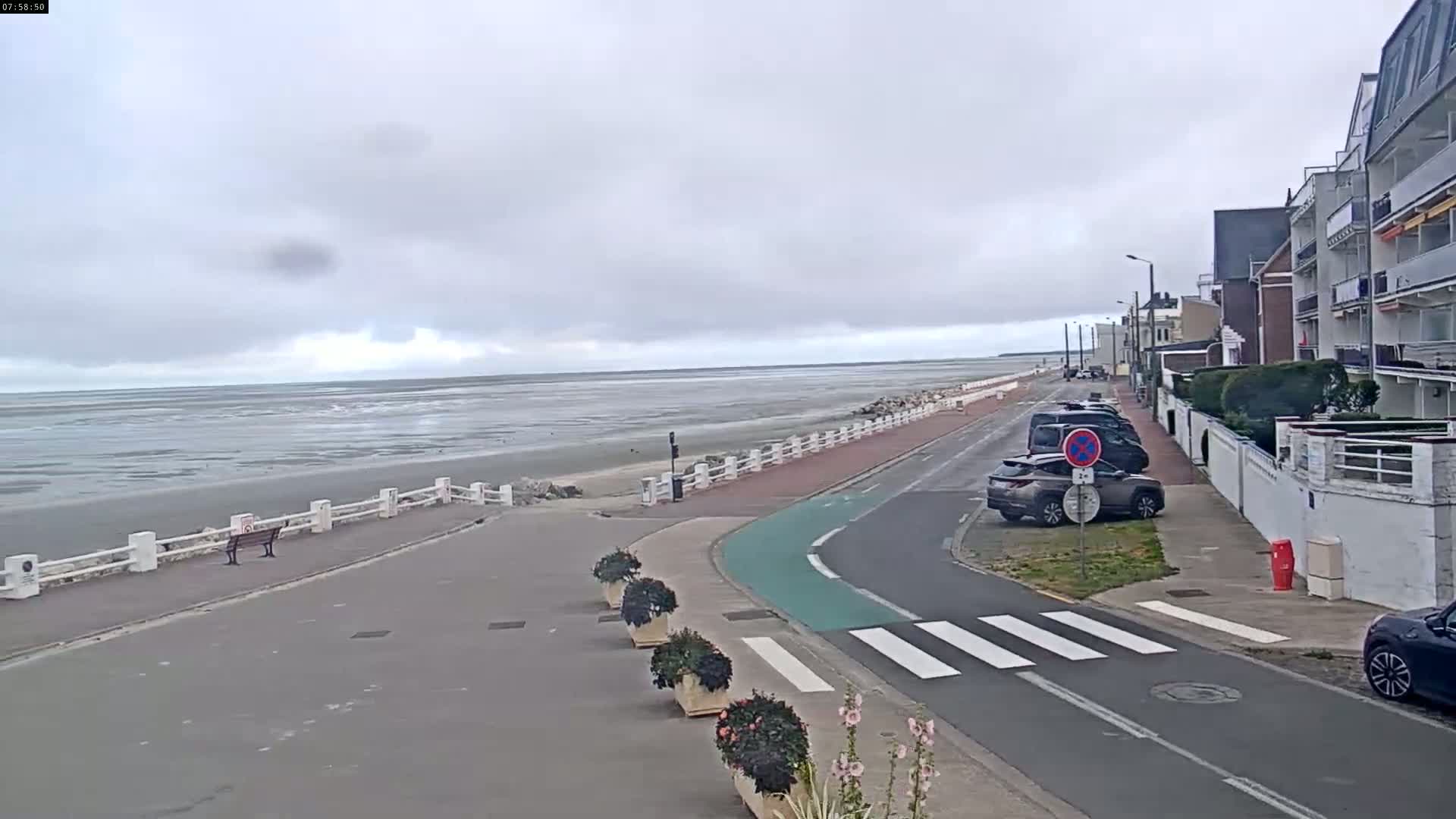 Plage Le Crotoy Beach Live Cam - Abbeville, Somme, Hauts-de-France, France