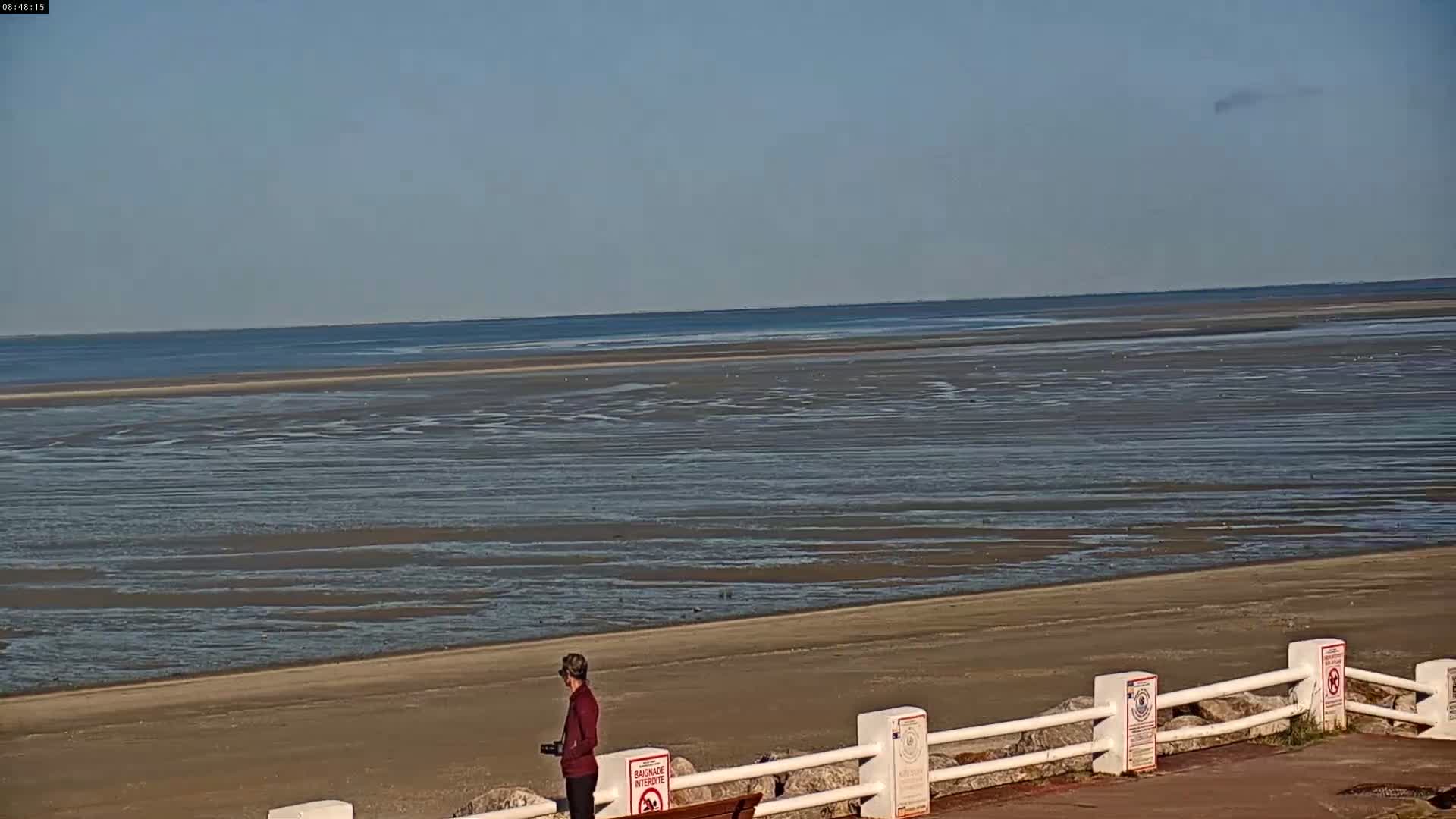Plage Le Crotoy Beach Live Cam - Abbeville, Somme, Hauts-de-France, France