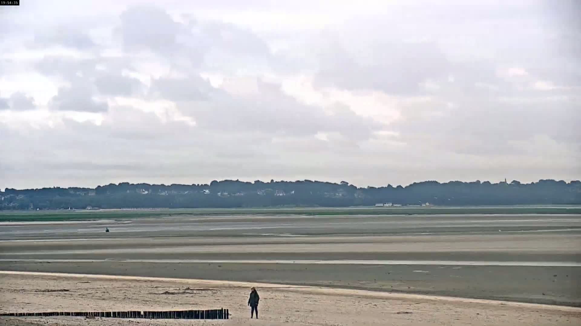 Plage Le Crotoy Beach Live Cam - Abbeville, Somme, Hauts-de-France, France