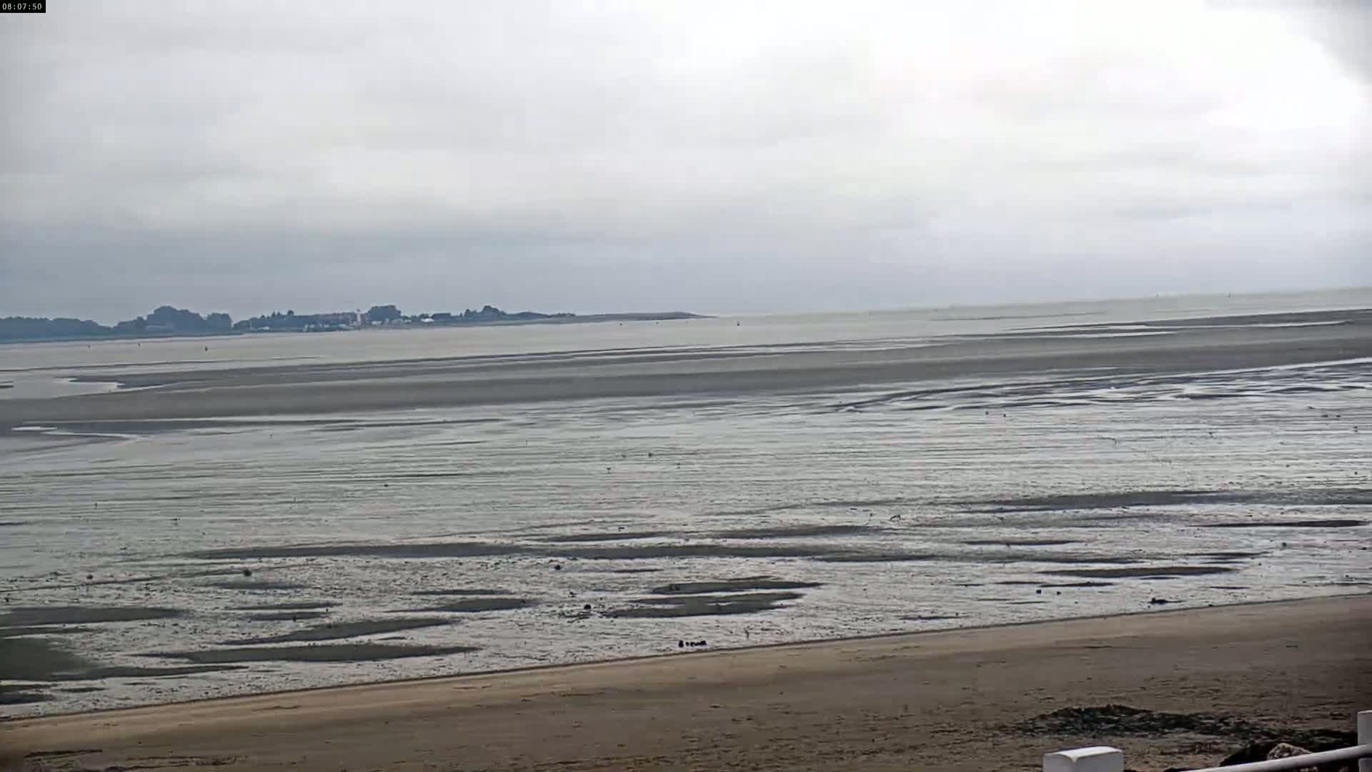 Plage Le Crotoy Beach Live Cam - Abbeville, Somme, Hauts-de-France, France