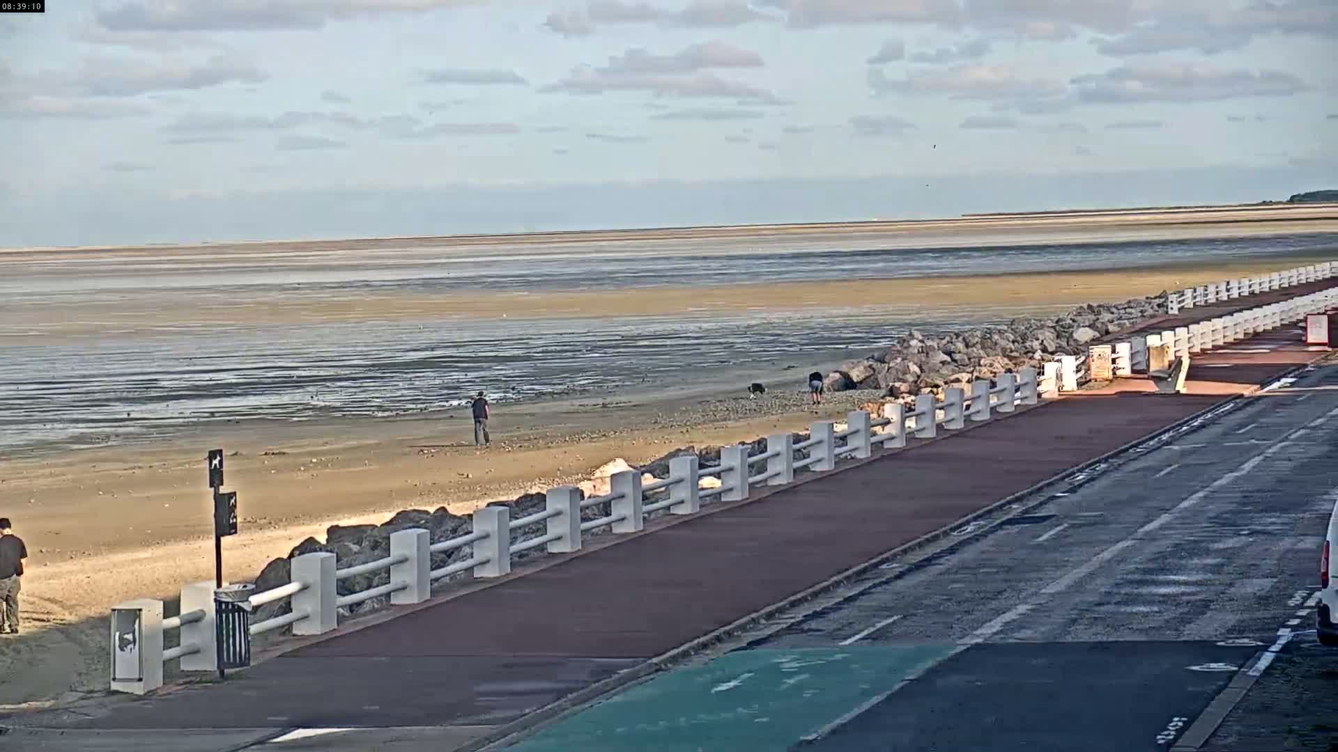 Plage Le Crotoy Beach Live Cam - Abbeville, Somme, Hauts-de-France, France