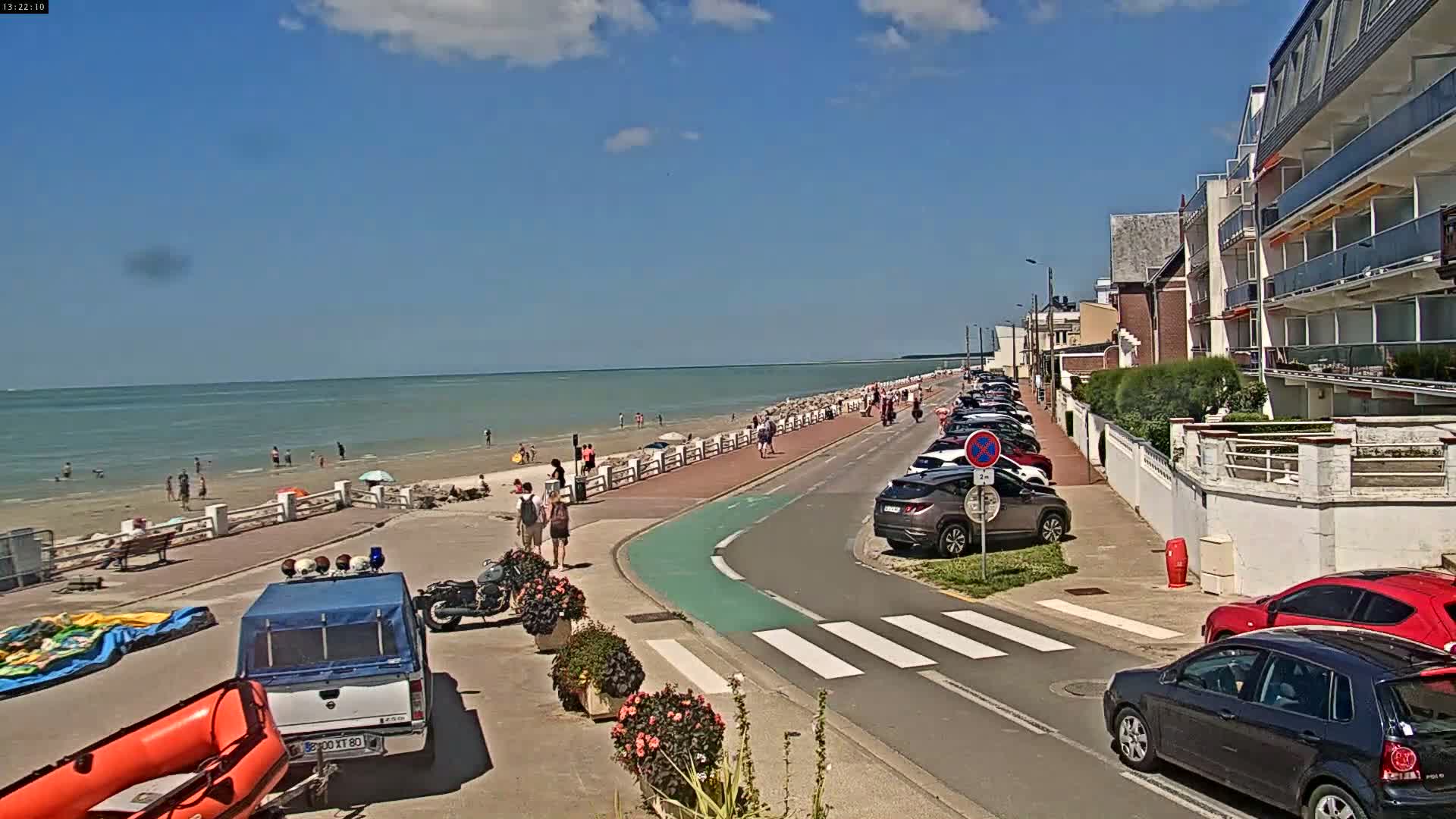 Plage Le Crotoy Beach Live Cam - Abbeville, Somme, Hauts-de-France, France
