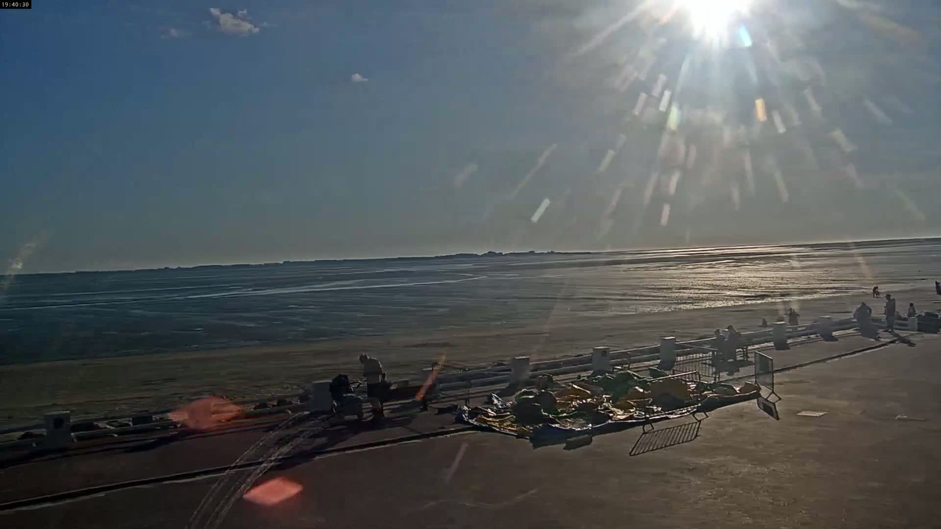 Plage Le Crotoy Beach Live Cam - Abbeville, Somme, Hauts-de-France, France