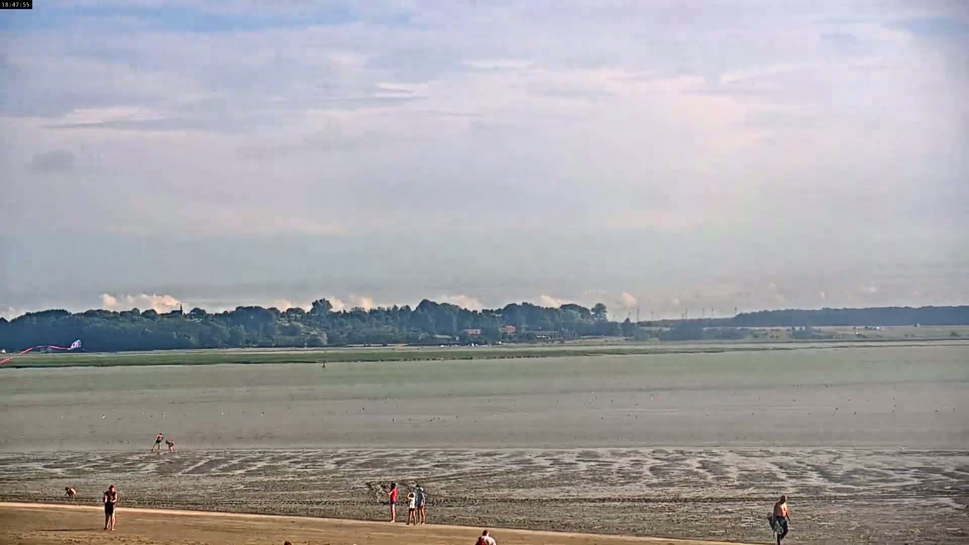 Plage Le Crotoy Beach Live Cam - Abbeville, Somme, Hauts-de-France, France