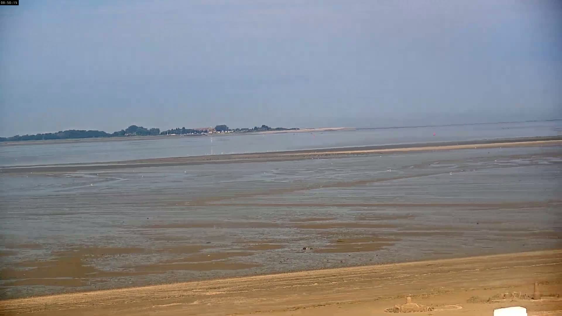 Plage Le Crotoy Beach Live Cam - Abbeville, Somme, Hauts-de-France, France