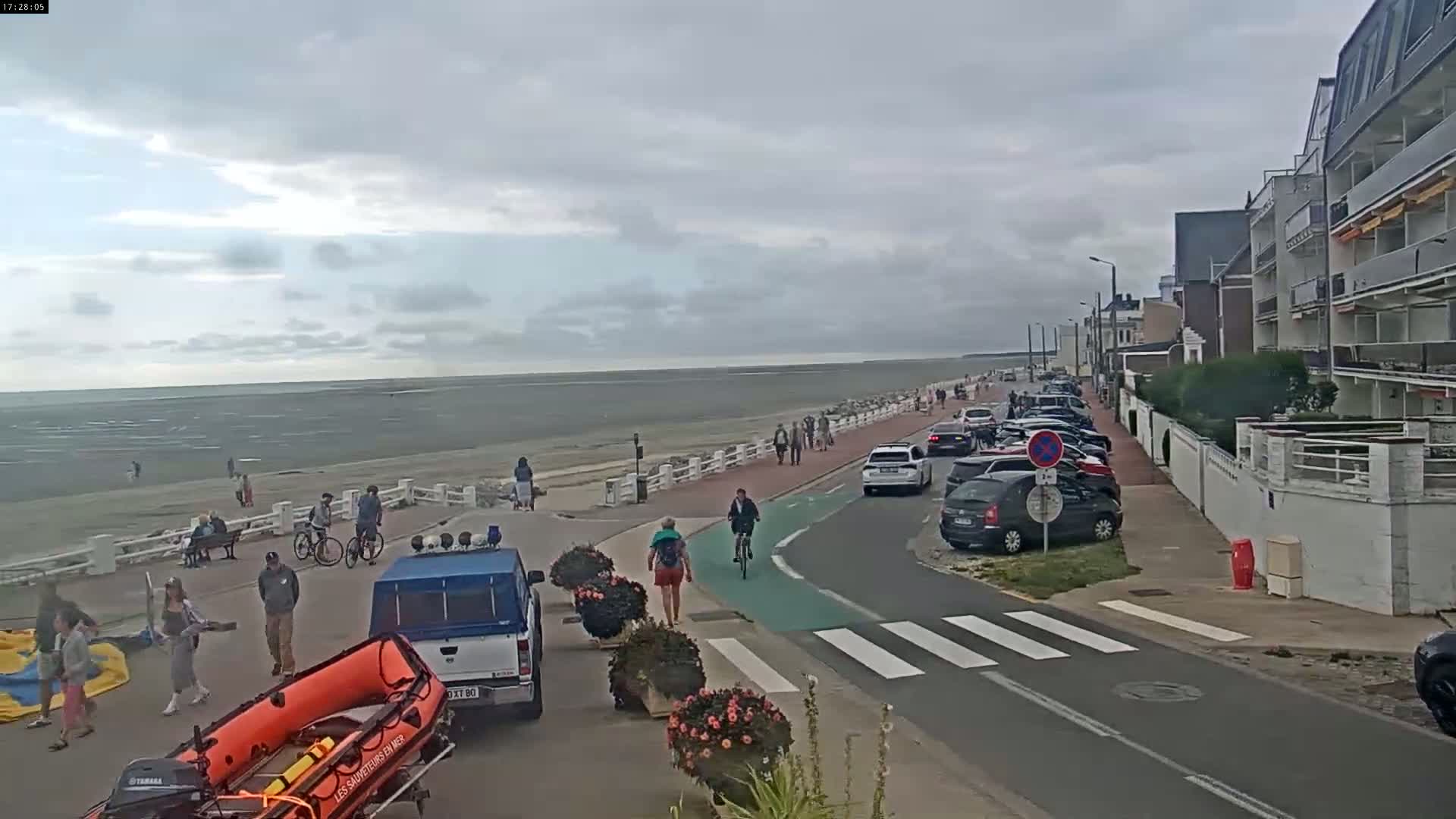 Plage Le Crotoy Beach Live Cam - Abbeville, Somme, Hauts-de-France, France