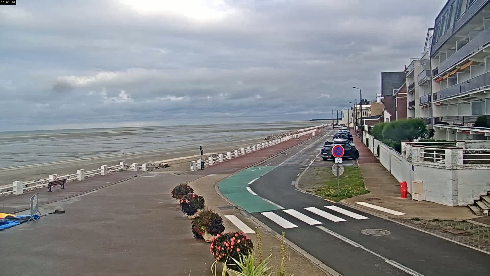 Plage Le Crotoy Beach Live Cam - Abbeville, Somme, Hauts-de-France, France