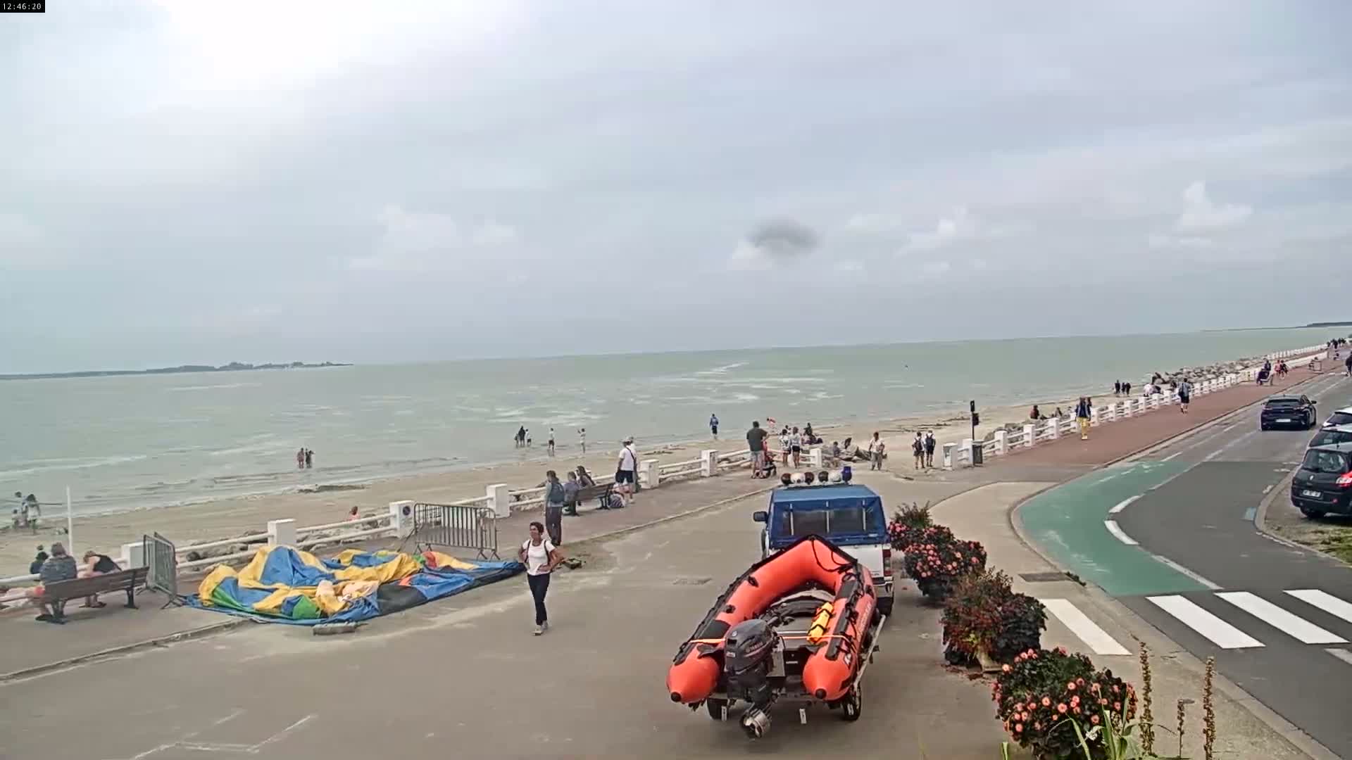 Plage Le Crotoy Beach Live Cam - Abbeville, Somme, Hauts-de-France, France