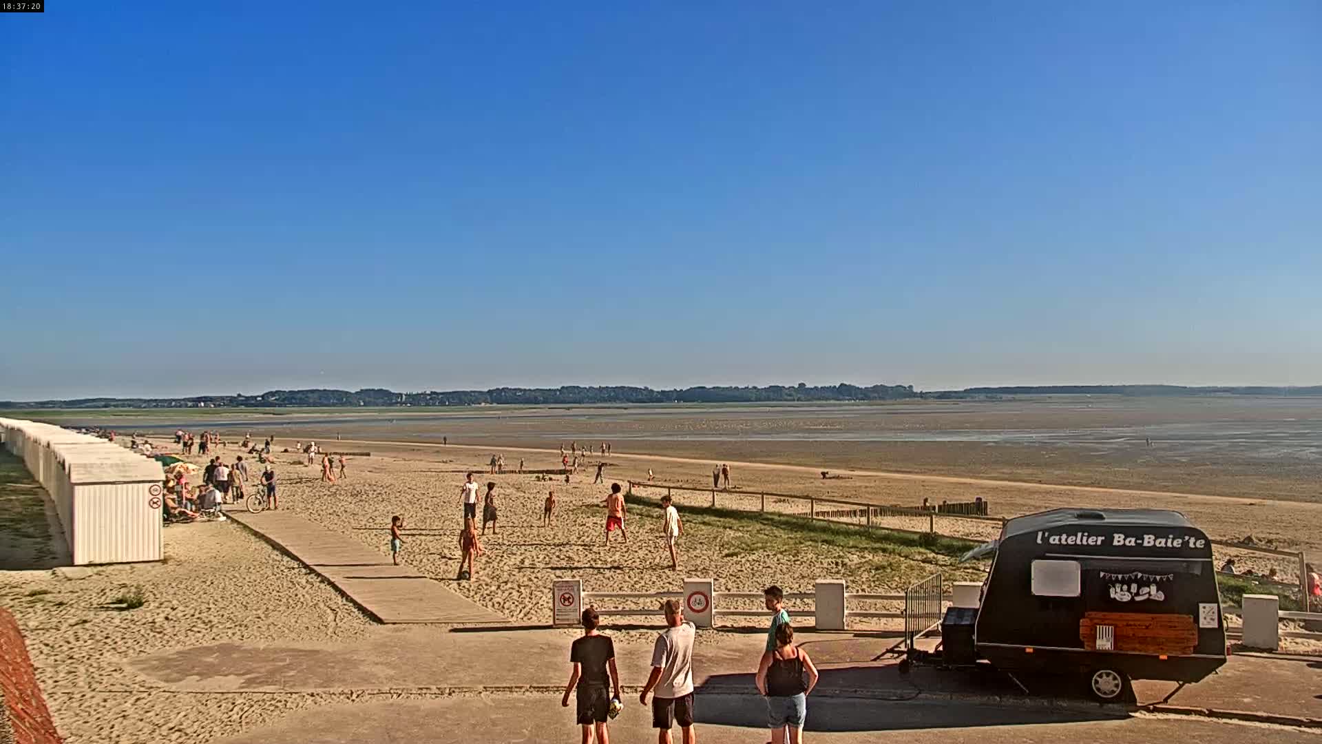 Plage Le Crotoy Beach Live Cam - Abbeville, Somme, Hauts-de-France, France