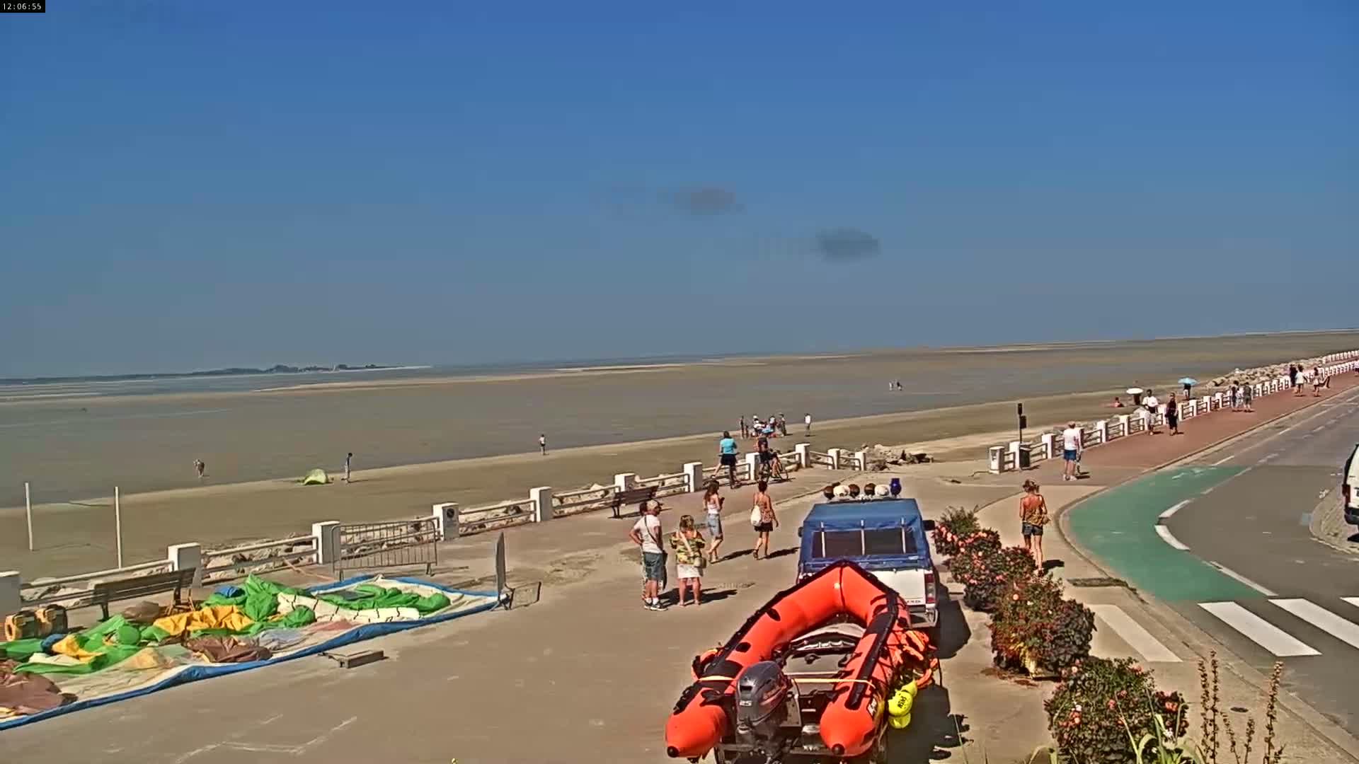 Plage Le Crotoy Beach Live Cam - Abbeville, Somme, Hauts-de-France, France