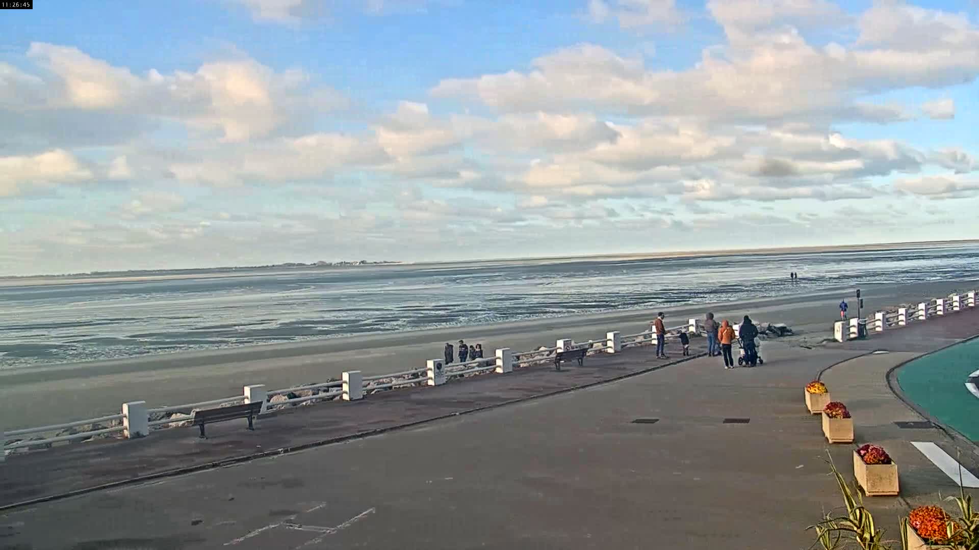 Plage Le Crotoy Beach Live Cam - Abbeville, Somme, Hauts-de-France, France