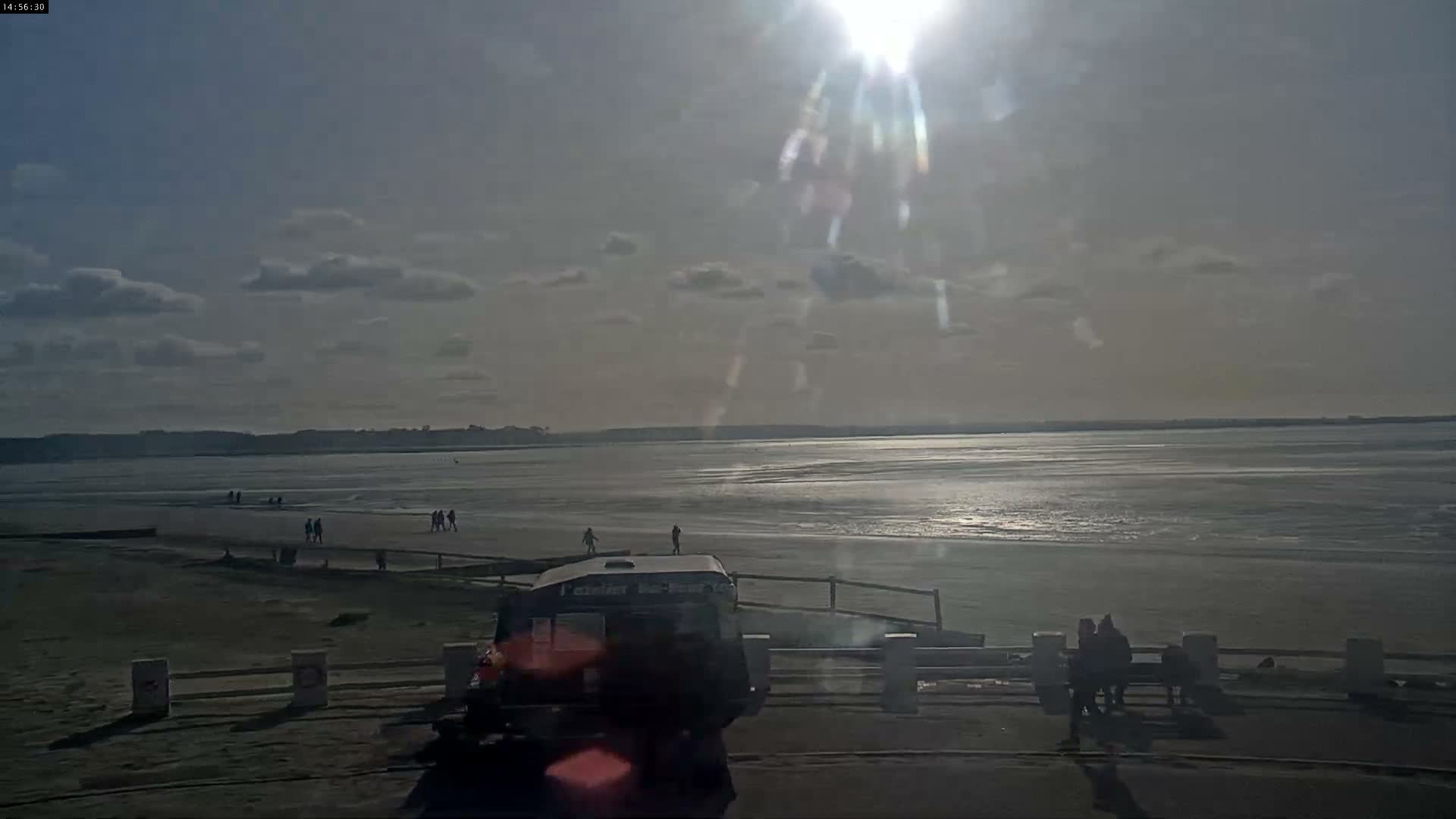 Plage Le Crotoy Beach Live Cam - Abbeville, Somme, Hauts-de-France, France