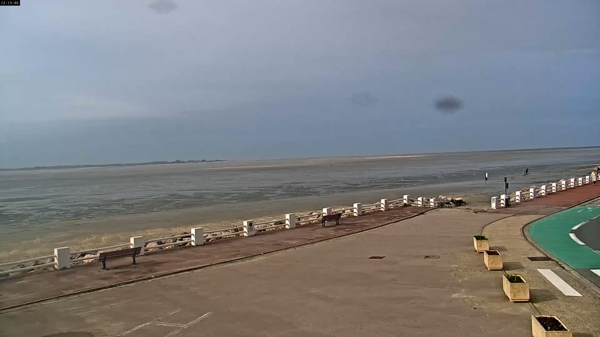 Plage Le Crotoy Beach Live Cam - Abbeville, Somme, Hauts-de-France, France