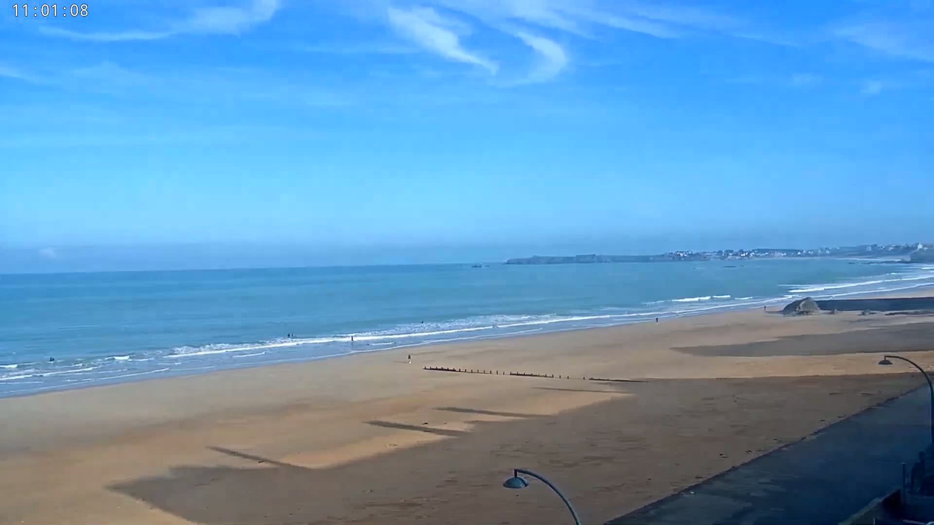 Saint-Malo - Plage de La Hoguette Beach Live Cam - Saint-Malo, Ille-et-Vilaine, Bretagne, France