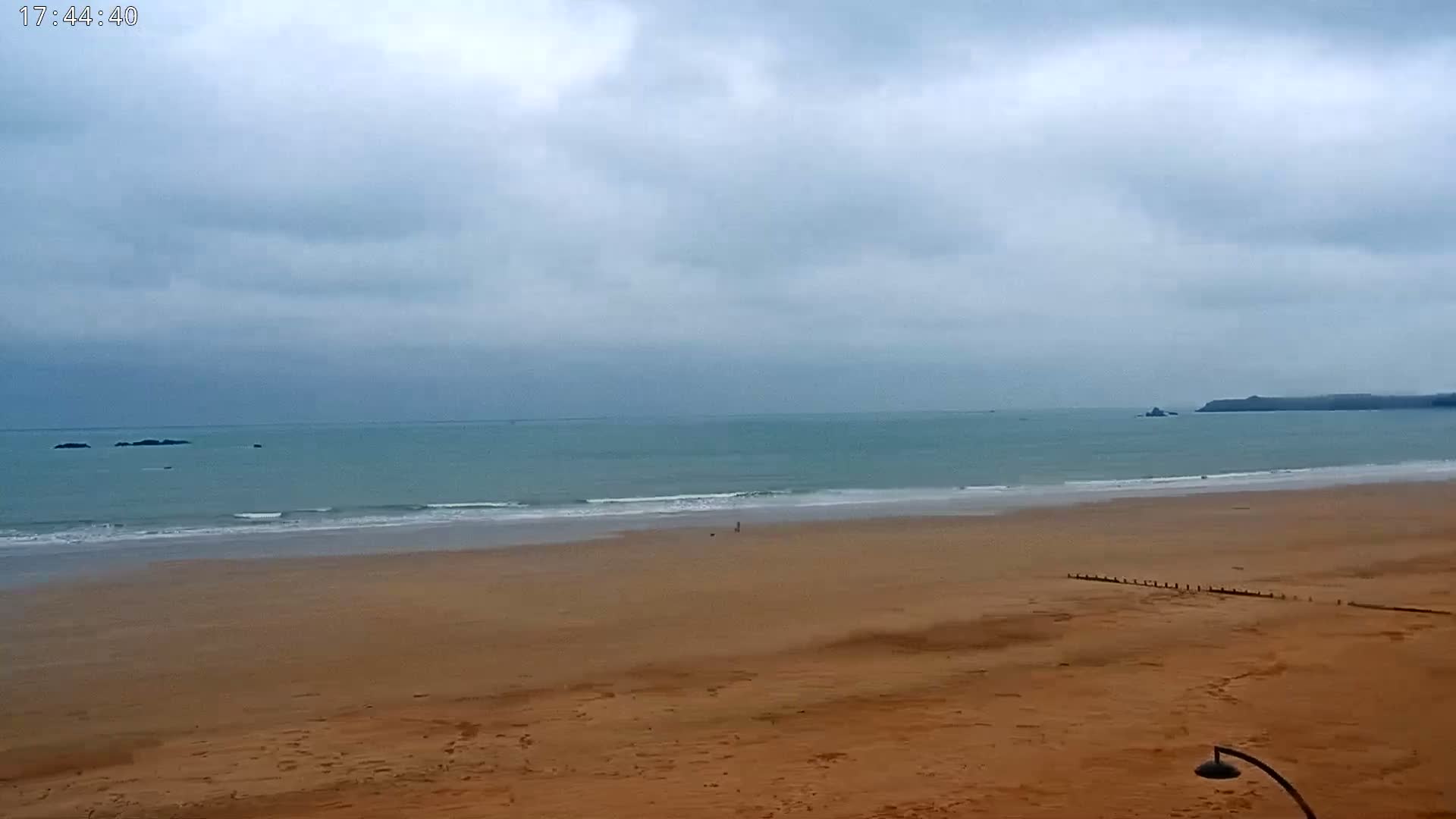 Saint-Malo - Plage de La Hoguette Beach Live Cam - Saint-Malo, Ille-et-Vilaine, Bretagne, France