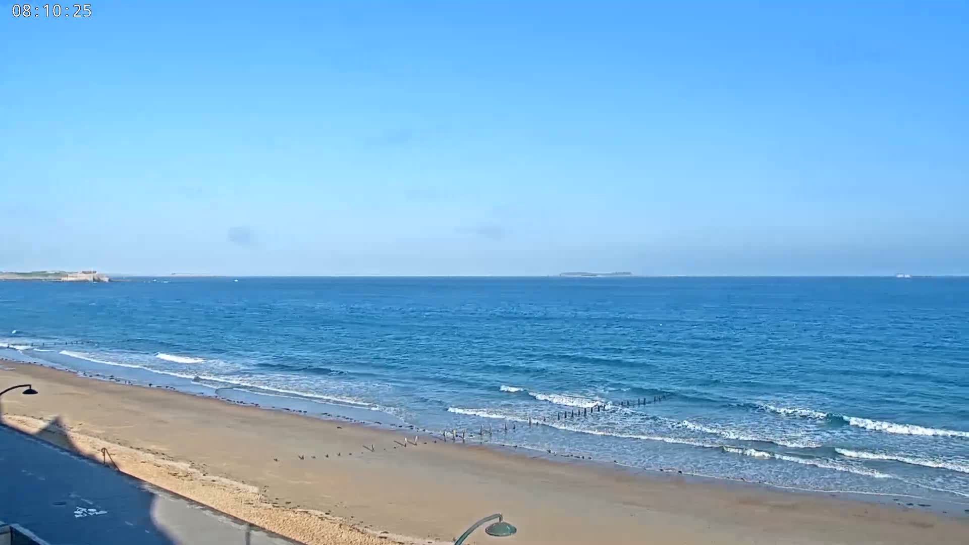 Saint-Malo - Plage de La Hoguette Beach Live Cam - Saint-Malo, Ille-et-Vilaine, Bretagne, France