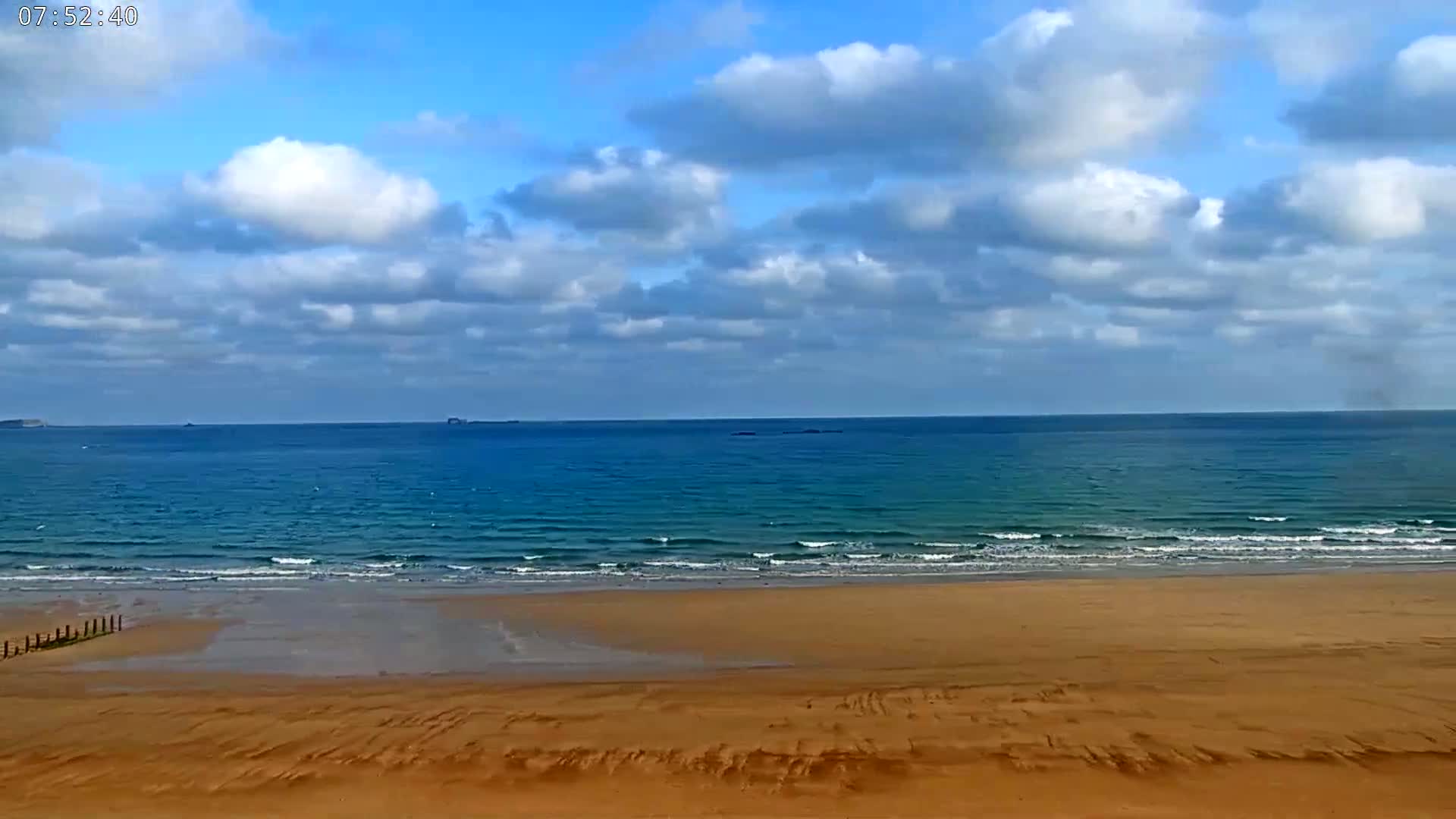 Saint-Malo - Plage de La Hoguette Beach Live Cam - Saint-Malo, Ille-et-Vilaine, Bretagne, France