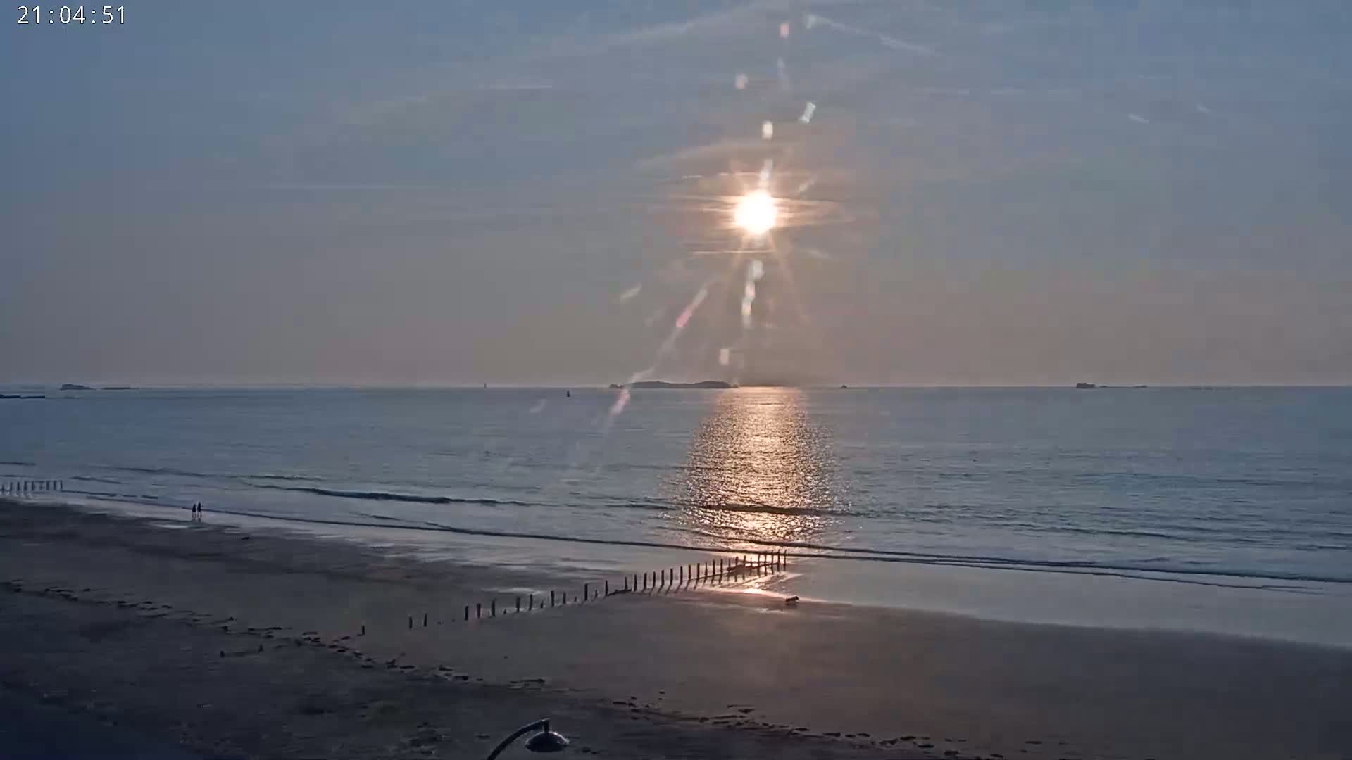 Saint-Malo - Plage de La Hoguette Beach Live Cam - Saint-Malo, Ille-et-Vilaine, Bretagne, France
