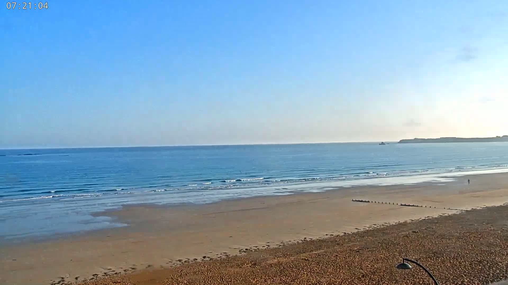 Saint-Malo - Plage de La Hoguette Beach Live Cam - Saint-Malo, Ille-et-Vilaine, Bretagne, France