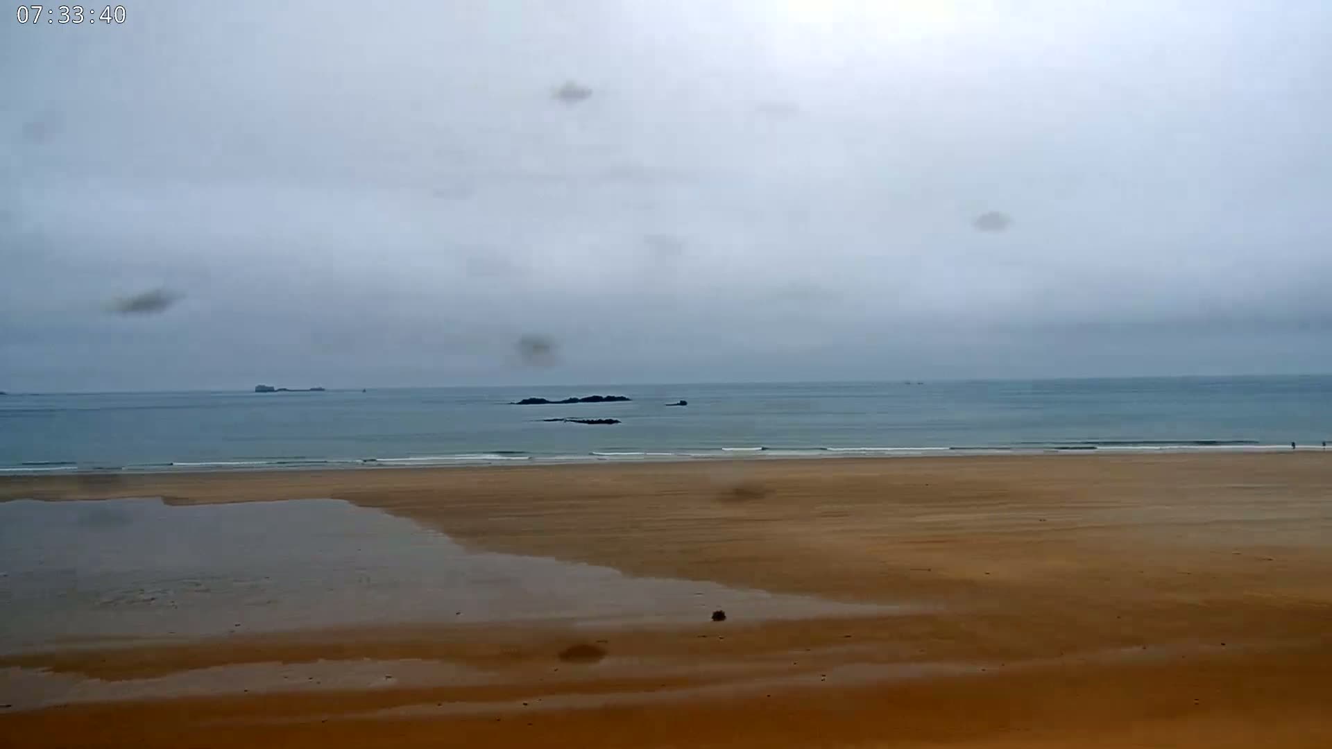 Saint-Malo - Plage de La Hoguette Beach Live Cam - Saint-Malo, Ille-et-Vilaine, Bretagne, France