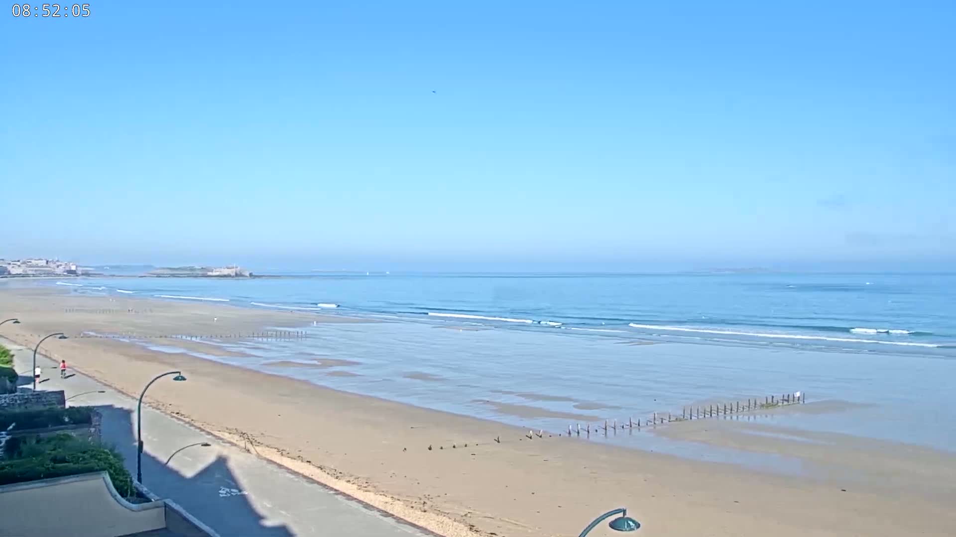 Saint-Malo - Plage de La Hoguette Beach Live Cam - Saint-Malo, Ille-et-Vilaine, Bretagne, France