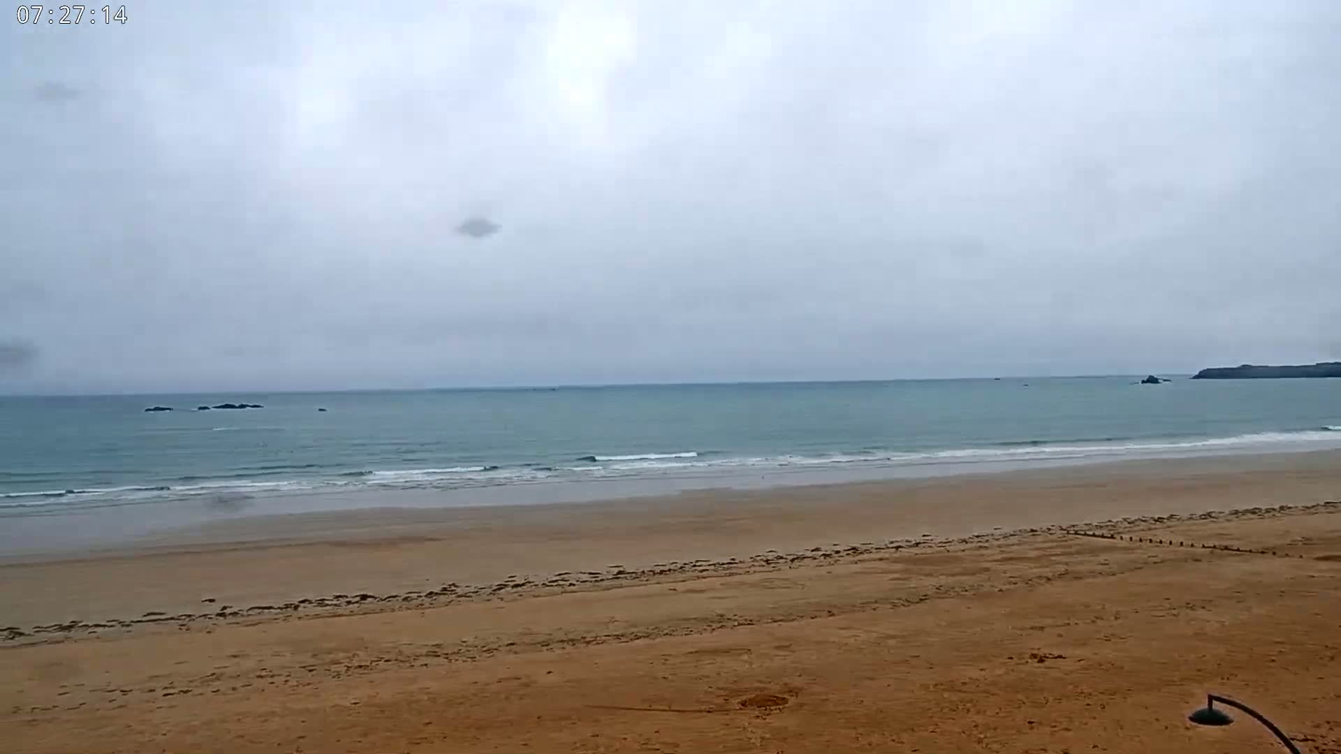 Saint-Malo - Plage de La Hoguette Beach Live Cam - Saint-Malo, Ille-et-Vilaine, Bretagne, France