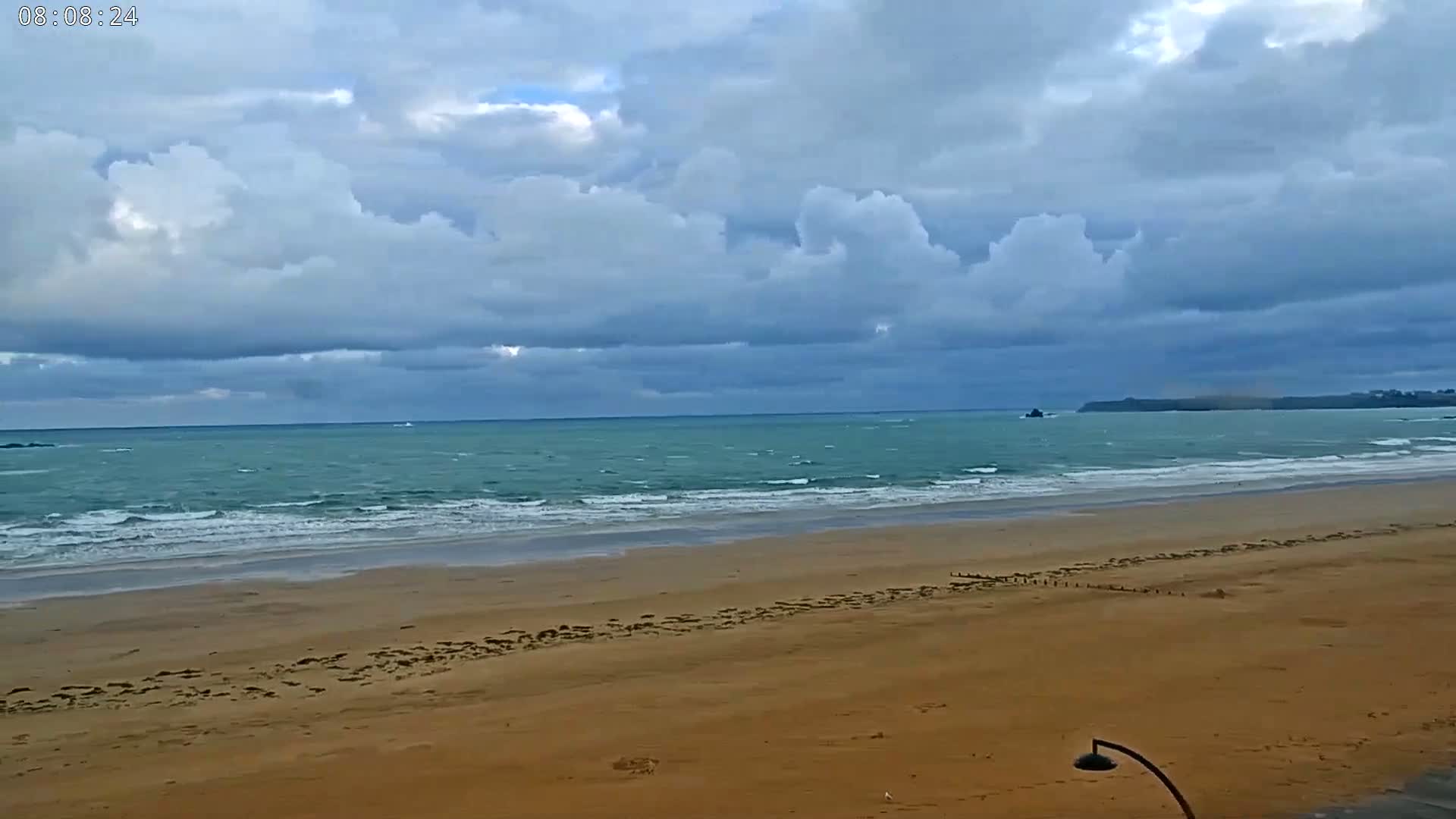 Saint-Malo - Plage de La Hoguette Beach Live Cam - Saint-Malo, Ille-et-Vilaine, Bretagne, France