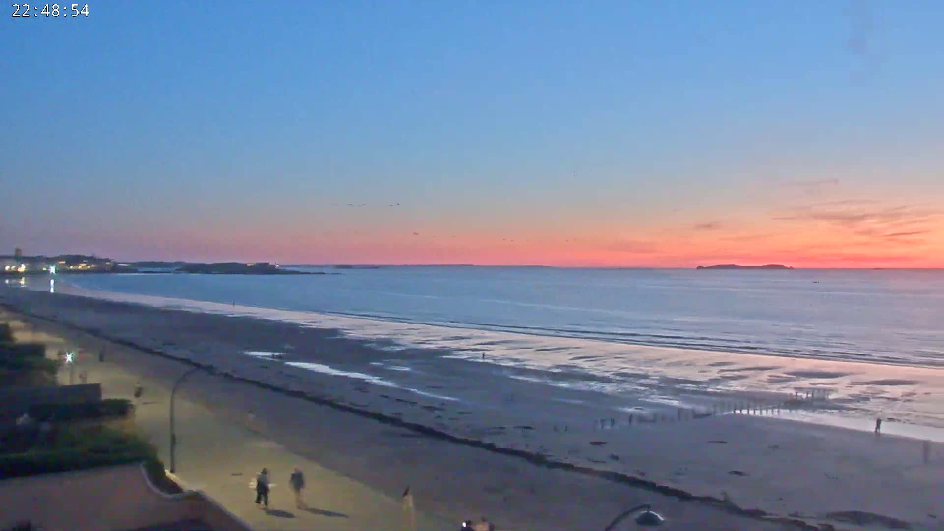 Saint-Malo - Plage de La Hoguette Beach Live Cam - Saint-Malo, Ille-et-Vilaine, Bretagne, France