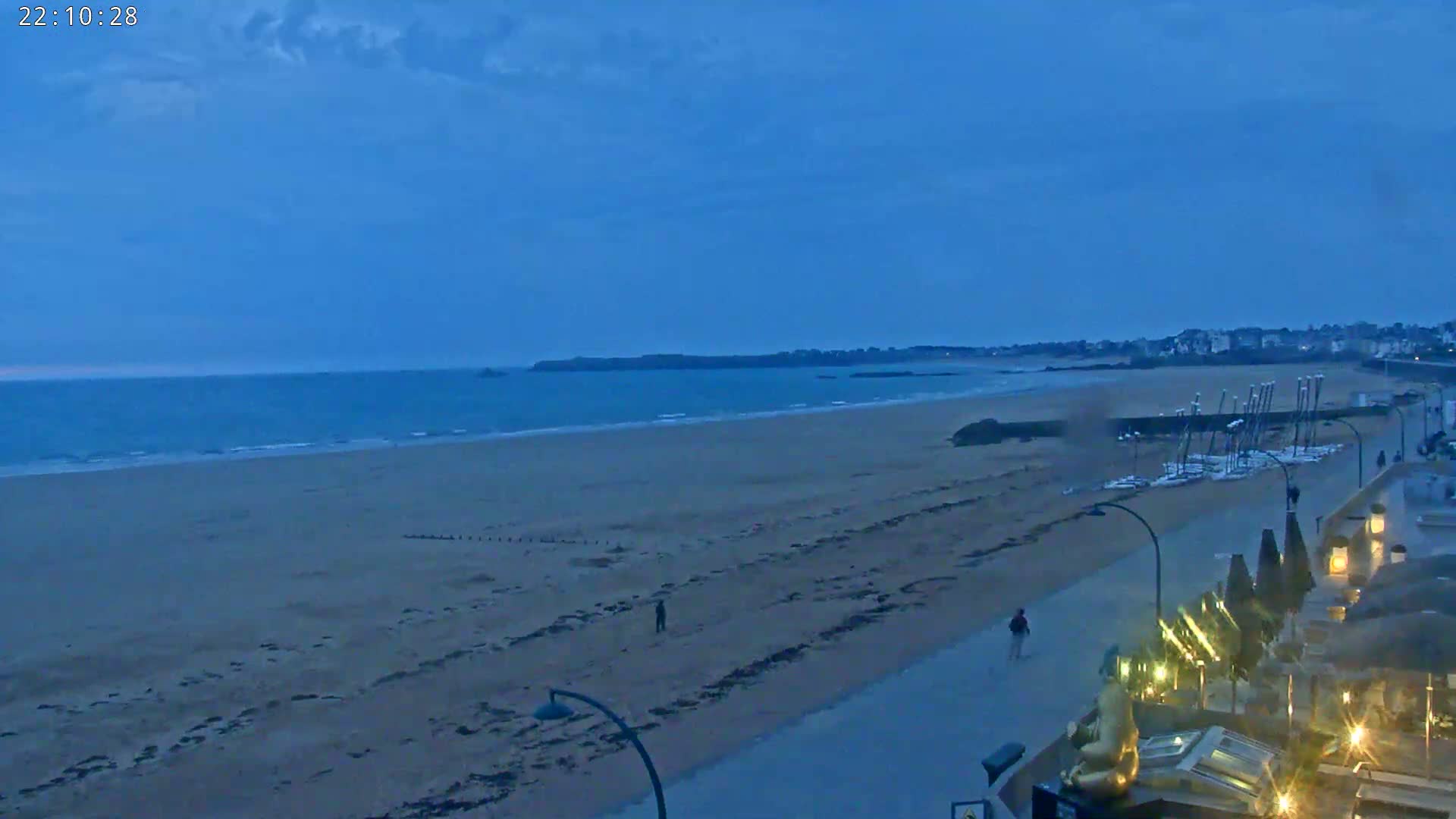 Saint-Malo - Plage de La Hoguette Beach Live Cam - Saint-Malo, Ille-et-Vilaine, Bretagne, France