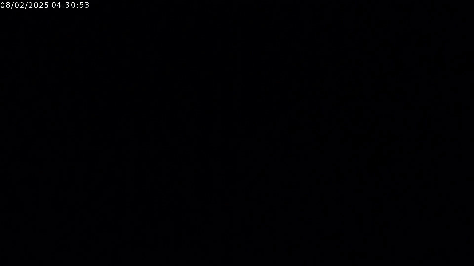 The image is completely black.