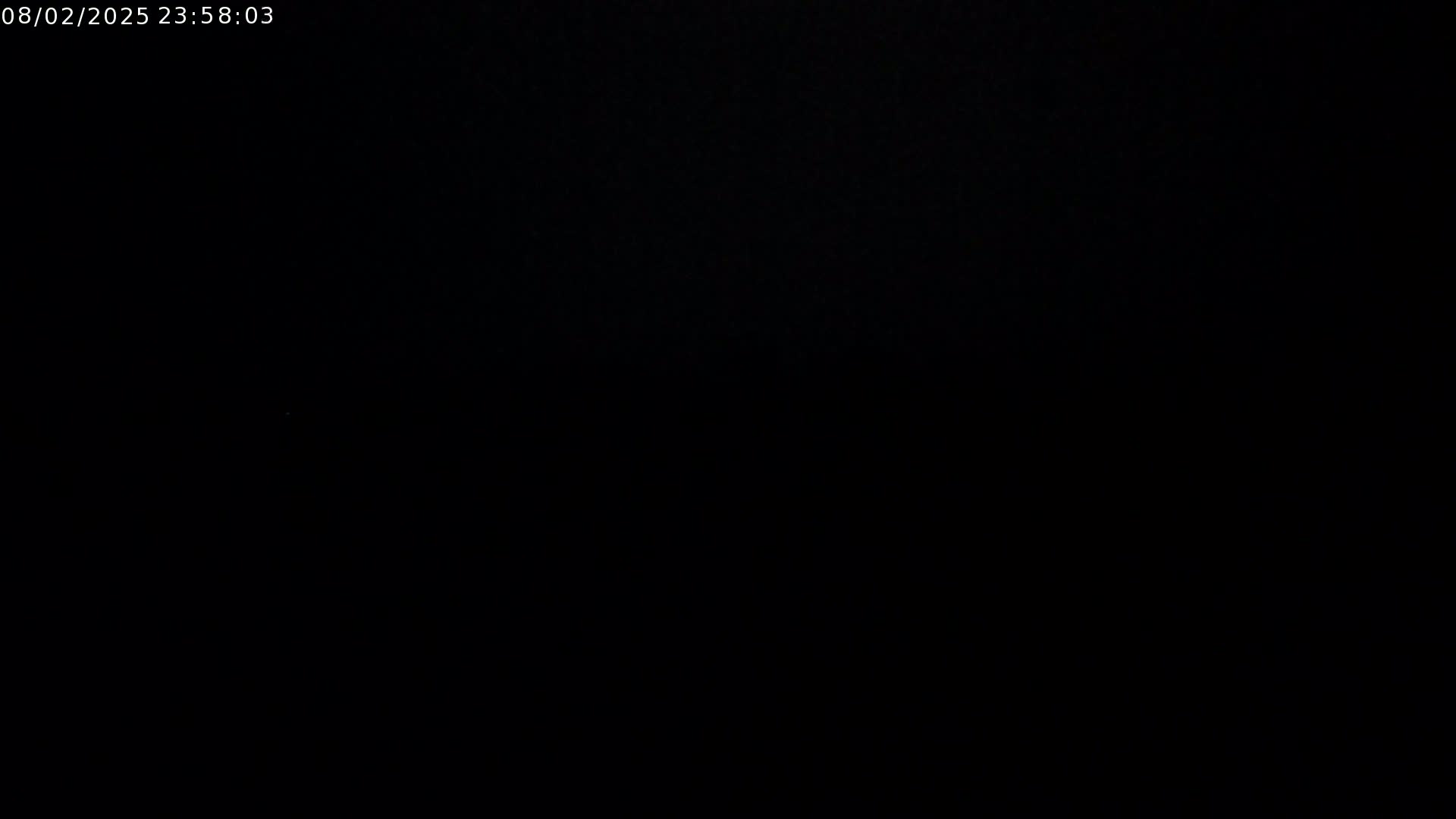 The image is completely black.
