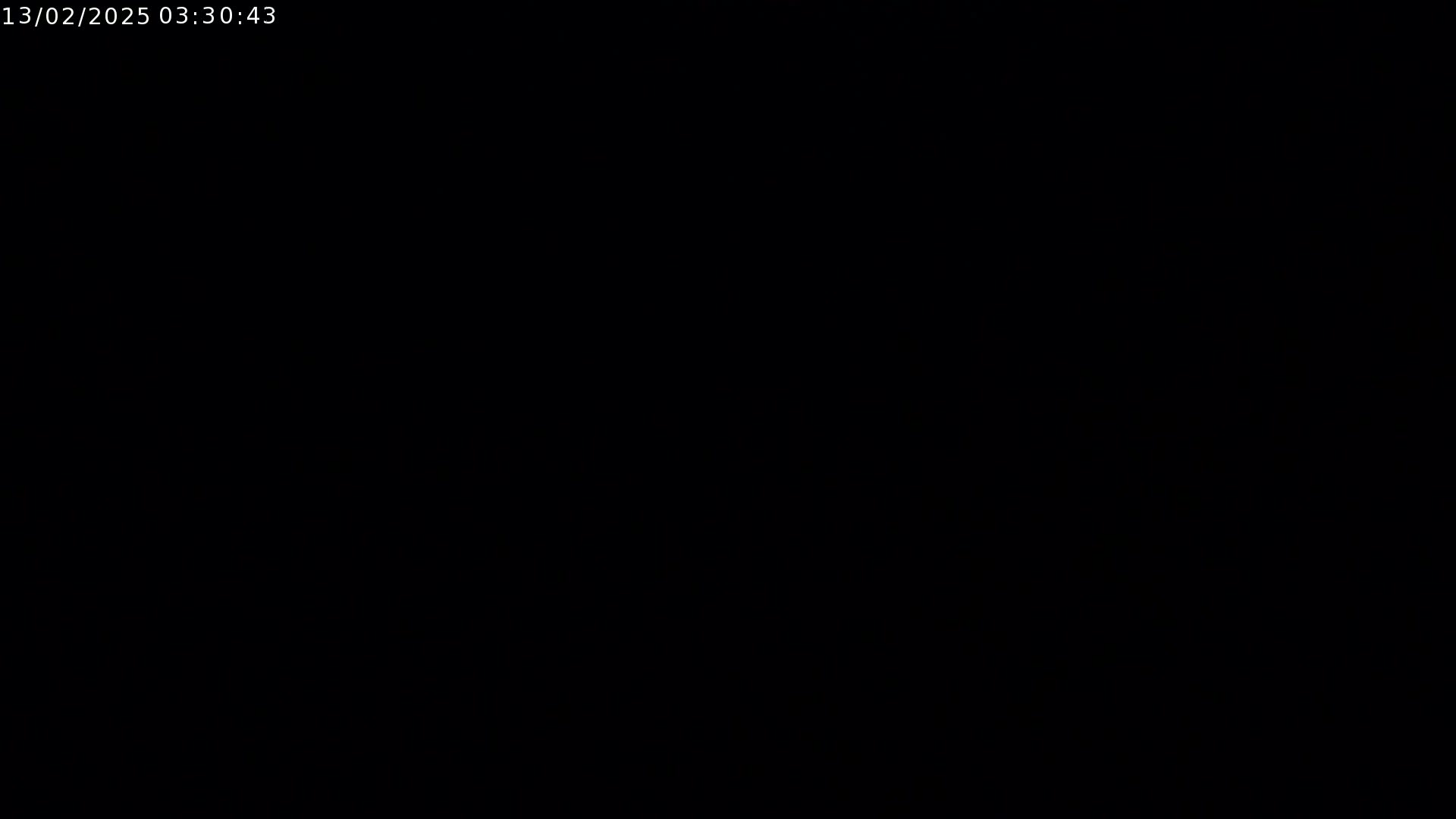 The image is completely black.
